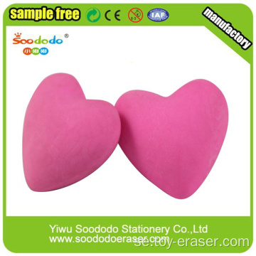 Alla hjärtans dag Pink Heart Love Shapes Erasers